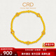 CRD克徠帝黃金轉(zhuǎn)運(yùn)珠手串鎏彩足金999圓珠金珠串珠手鏈女節(jié)日禮物 8g 6.5#[16.25cm]