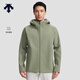 DESCENTE迪桑特TRAINING綜訓運動(dòng)健身防水透濕男士加絨梭織外套 KK-卡其色 XL (180/100A)