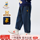 Classic Teddy精典泰迪童裝男童牛仔褲兒童褲子中大童百搭休閑長(cháng)褲 牛仔藍 150 