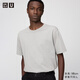 優(yōu)衣庫合作款男女裝正肩大師T圓領(lǐng)T恤短袖棉質(zhì)休閑475356 475356/03灰色 M