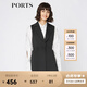 PORTS寶姿女裝 秋季新品百搭無袖中長(zhǎng)款風(fēng)衣SA9T010GFQ037 黑色 S (4)
