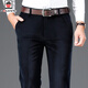 AEMAPE蘋(píng)果燈芯絨男褲春秋冬款直筒寬松休閑褲男士條絨褲高腰中年爸爸裝 寶藍色 30碼(腰圍2尺3)