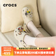 CROCS卡駱馳洞洞鞋泡芙云朵女鞋夏季新款女士增高鞋子高跟鞋涼鞋拖鞋女 云朵/骨白色（建議拍小一碼） 36 -37(230mm)