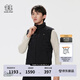 KOLON SPORT/可隆超輕羽絨馬夾 男子戶外冬季TUBE休閑無(wú)袖鵝絨上衣- LHDV4WN149-BK 黑色 L (175/96A)