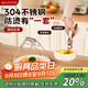 美廚（maxcook）碗碟夾304不銹鋼廚房多功能碗碟夾取碗夾取盤夾取盤器2件MCPJ0494