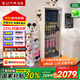 優(yōu)諾（EUNA）225L大容量復古冰吧飲料透明玻璃門(mén)家用客廳辦公室宿舍冰箱酒柜冷藏冷凍保鮮恒溫電競一級能效冰箱 【復古品質(zhì)】奶油白色