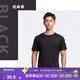 迪卡儂（DECATHLON）速干t恤男夏訓練休閑寬松透氣健身跑步速干衣短袖MSJT 經(jīng)典黑(新老款隨機發(fā)貨) L （歐碼偏大）