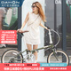 大行（DAHON）D7折疊自行車(chē)20英寸7速復古成人休閑通勤運動(dòng)單車(chē)自行車(chē)HAC072 橄欖綠