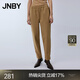 江南布衣（JNBY）夏季休閑褲女九分鉛筆褲休閑簡(jiǎn)約通勤風(fēng)5N4E15360 253/茶卡其 M
