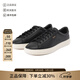 雨果博斯（HUGO BOSS）25春夏新品 男士black系列牛皮革系帶板鞋運動(dòng)休閑鞋 50536480 002 黑色小徽標 40