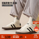Semir男鞋復古德訓鞋男秋季新款簡(jiǎn)約休閑鞋板鞋男STH243039 米黑 42