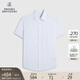 布克兄弟（BrooksBrothers）男士25春夏新款棉格紋正裝襯衫