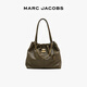 MARC JACOBS【買(mǎi)贈禮遇】中號羊皮柔軟褶皺口袋單肩包托特包黃色