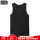 馬登工裝美式棉背心男健身運動(dòng)老頭汗衫無(wú)袖t恤跨欄重磅螺紋坎肩打底 黑色 【拍2件減5元/男士背心】 3XL （修身版型，可拍大一碼）