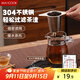 美廚（maxcook）304不銹鋼茶漏 過(guò)濾網(wǎng)濾茶器茶濾泡茶器茶隔茶葉茶水分離MCPJ7107