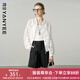 顏域白色防曬開(kāi)衫女夏裝2025新款薄款鏤空勾花透氣防曬外搭上衣女 白色 M