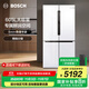 博世（BOSCH）冰箱家用605L大容量十字對開門四開門變頻電冰箱 一級能效 風冷無霜 5mm微縫嵌入 支持國家補貼 大白鯨KMF61A20TI 精細分儲