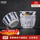 景德鎮（jdz）官方家用中式陶瓷飯碗組合釉上5英寸白瓷碗餐具套裝可微波伴手禮 食悠悠4碗套裝