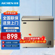 愛(ài)妻（AICHEN）雙溫冰柜家用小型雙箱冷柜 冷藏冷凍保鮮兩用柜雙門(mén)商用大容量臥式冷柜節能省電 雙溫298升【全國聯(lián)保 節能省電】 298L
