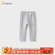 童泰（TONGTAI）女寶寶褲子春秋季兒童長(cháng)褲女童可愛(ài)打底褲休閑百搭童裝淺灰80cm
