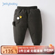 JELLYBABY【兒童保暖加厚羽絨褲】2024秋冬新款男女童羽絨褲子 黑色 100
