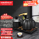 金灶（KAMJOVE）K9全自動(dòng)上水電熱水壺茶具套裝泡茶壺燒水一體機全智能茶臺燒水壺 硯墨黑 0.9L