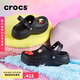 crocs卡駱馳貝雅云彩女士洞洞鞋七夕|208186 黑色-001 37/38(240mm)