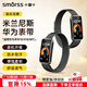 Smorss【米蘭磁吸】適用華為手環(huán)10/9/8表帶華為手環(huán)表帶米蘭尼斯磁吸手表帶NFC版金屬腕帶男女手環(huán)帶黑