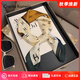 CRANTA KOMEIA小方巾絲巾女2025新款輕奢護(hù)頸春夏領(lǐng)巾媽媽生日禮物送女友老婆 曼達(dá)林 高級感ck風(fēng)送女朋友愛人實(shí)用高檔