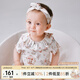 OAK FAMILY夏季初生嬰兒短袖包屁衣棉莫代爾新生兒薄款清涼透氣 睡夢(mèng)兔 (不含發(fā)帶) 80cm （建議9~18個(gè)月 72~80cm）