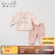 戴維貝拉（DAVE＆BELLA）女童衛衣套裝兒童衣服洋氣童裝小童女寶寶春季兩件套休閑