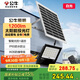 公牛（BULL）太陽能燈戶外庭院燈鋼化玻璃智能光控遠程遙控MG-C200B-AE