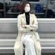 春乏2026春秋中長(cháng)款原宿英倫風(fēng)衣女洋氣感小個(gè)子西裝大衣外套女 米白色 S 建議105-115斤