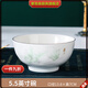 摩洛森家用10個(gè)裝米飯碗陶瓷碗單個(gè)吃飯碗高顏值餐具碗碟套裝創(chuàng  )意家用碗 迎春5.5英寸碗6個(gè)