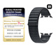 三星 Samsung Galaxy Watch8原裝羽感織物尼龍表帶 舒適佩戴 S/M 石墨灰
