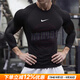 耐克（NIKE）運動(dòng)套裝 25夏季新款健身訓練跑步速干緊身衣緊身褲 短褲 三件套 新到貨/緊身衣單件/曬圖退5 S/165