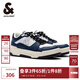 杰克·瓊斯（JACK&JONES）春季新款舒適耐磨撞色拼接經(jīng)典厚底立體壓紋休閑鞋男鞋2251C8004 E39藍灰色 單層 43