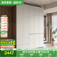 全友家居 現代簡(jiǎn)約加高二門(mén)三門(mén)成品衣柜組合臥室家用收納儲物柜衣櫥