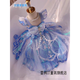 雷姆汀女童海藍之星公主裙夏季新款兒童生日禮服超仙可愛(ài)少女 主圖款 90