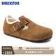 BIRKENSTOCK勃肯德國進(jìn)口男女款絨面保暖London Shearling毛毛鞋 棕色窄版1014963 38