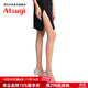 厚木Atsugi絲襪3雙裝天鵝絨日系素肌感春秋薄款連褲襪子打底襪女黑絲 378柔光膚色M-L(身高150-165） 3雙