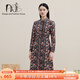 HRTIS女裝 100%全棉長(cháng)袖印花連衣裙AR5217010-034 如圖 L 40