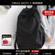 CHALL KITTY輕奢書(shū)包女大學(xué)生雙肩包旅行背包初中生高中生書(shū)包學(xué)生實(shí)用電腦包 黑色 時(shí)尚百搭高級感小眾實(shí)用通勤品牌