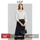 LILY2025秋新款簡(jiǎn)約經(jīng)典翻領(lǐng)氣質(zhì)休閑通勤純色長(cháng)袖襯衫外套女內搭 603本白 S