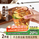 VISIONS康寧高硼硅玻璃杯鉆石杯家用耐高溫加厚輕奢玻璃水杯250ML兩只裝