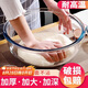 PAKCHOICE和面盆硼硅玻璃揉面盆食品級廚房洗拌菜餡沙拉可加熱烘焙打蛋碗洗菜盆料理和面不粘盆