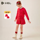 水孩兒（SOUHAIT）童裝女童針織套裝春秋季兒童針織衫短裙