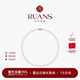 阮仕S925銀淡水珍珠項(xiàng)鏈若夢(mèng)近圓頸鏈鎖骨鏈女送媽媽婆婆珠寶生日禮物 7.3-8.3mm 43cm