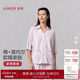 愛慕逸家春夏短袖八分褲套裝睡衣家居服簡約舒適
