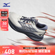 美津濃（MIZUNO）進階回彈緩震跑步鞋ASTRO PLUS II 03/平菇灰/深影藍/鐵青灰42.5